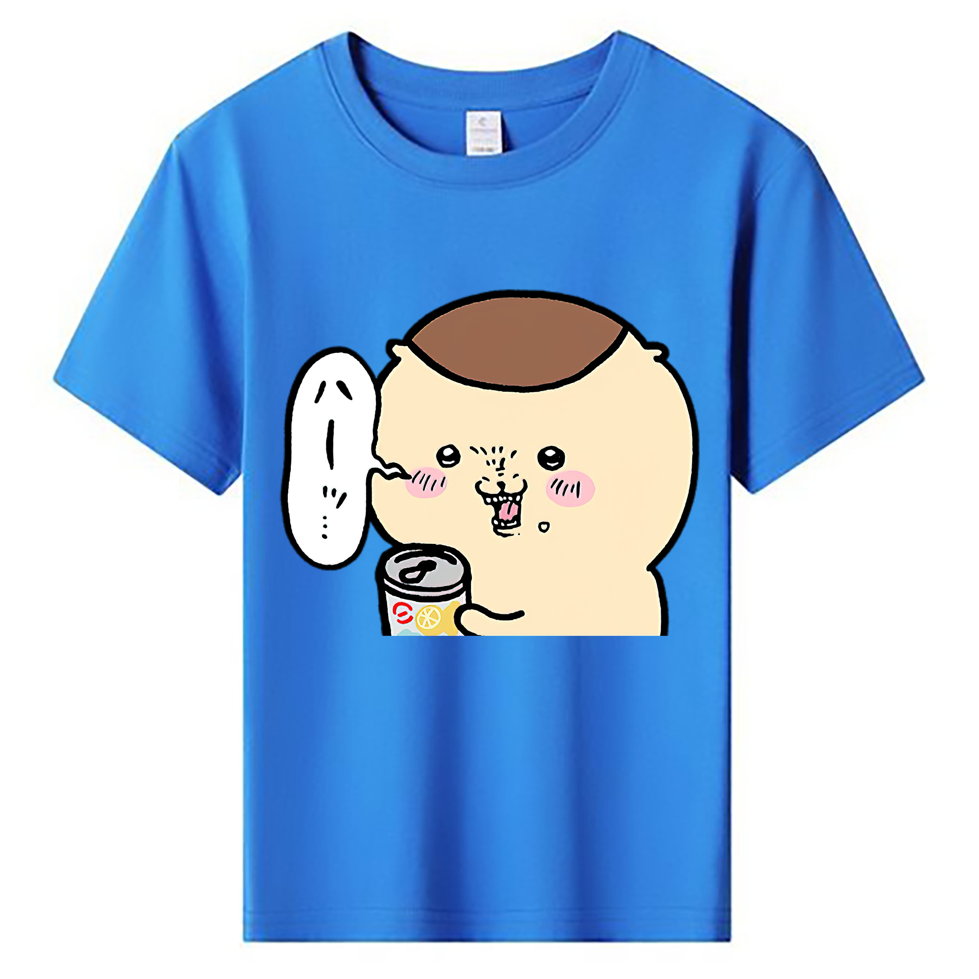（画像用） ちいかわ くりまんじゅう Chii-kawa kuri manjū 綿100％キッズTシャツ（フロントプリント）